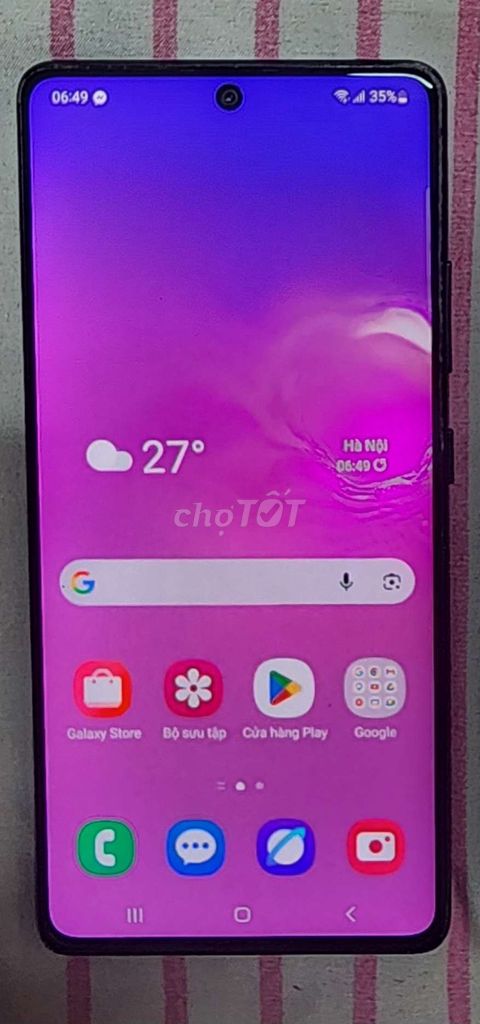Samsung S10lite 8/128 2sim full. Mua bán Điện thoại tại Quận 6 Tp Hồ Chí Minh được đăng bởi Chợ Lớn hình 1