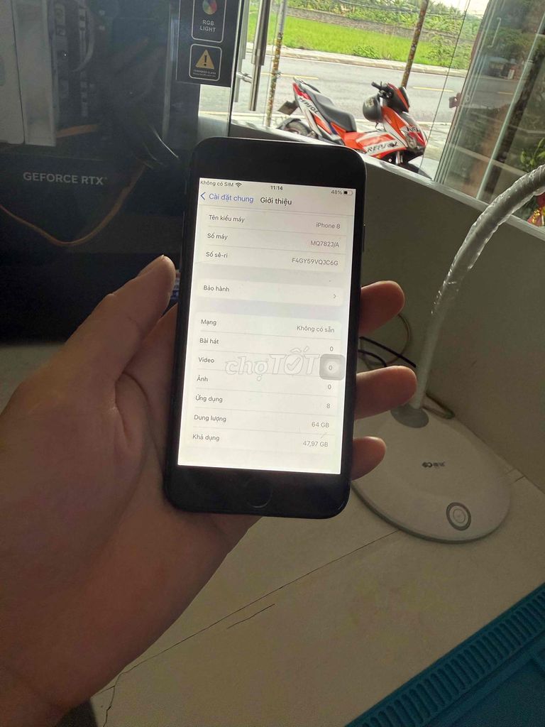 Apple iPhone 8 64GB Đen. Mua bán Điện thoại tại Huyện Thuỷ Nguyên Hải Phòng được đăng bởi Hùng Nguyễn THP store hình 1