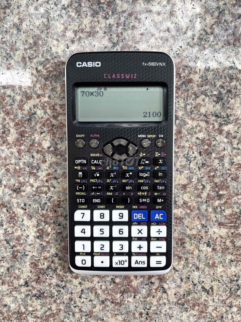 casio 580 face