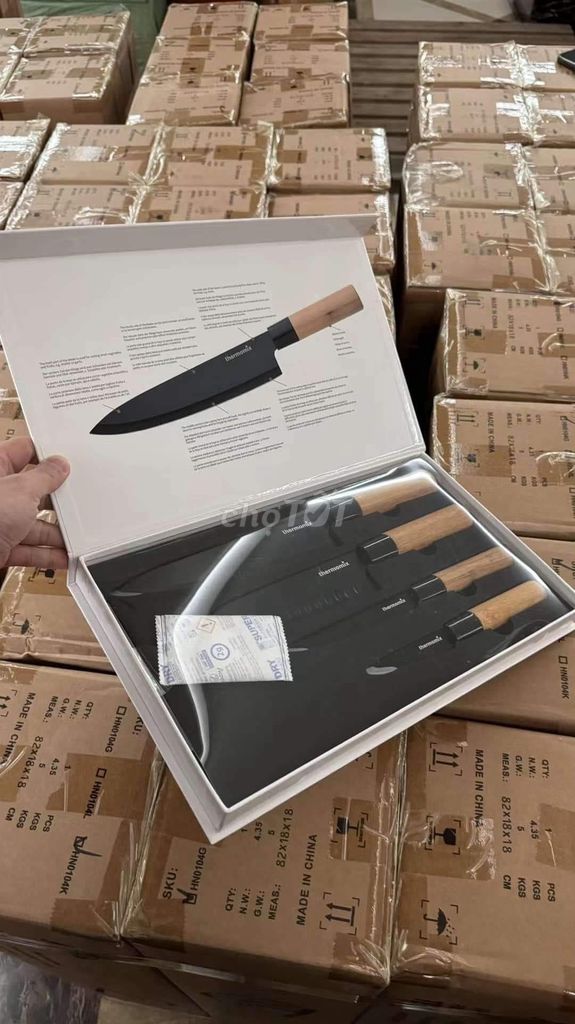 Bộ 4 chiếc dao làm bếp Thermomix hàng Đức
