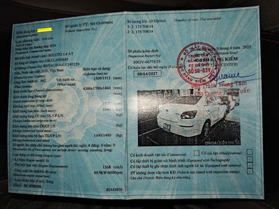 Kia Soluto 2020 1.4 AT Deluxe - 28800 km. Mua bán Ô tô tại Thành phố Thủ Đức Tp Hồ Chí Minh được đăng bởi Thông Lê