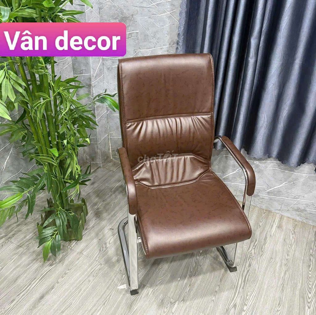 Ghế da giâm đốc chân quỳ C. Mua bán Bàn ghế tại Thành phố Thủ Đức Tp Hồ Chí Minh được đăng bởi Vân Decor hình 4