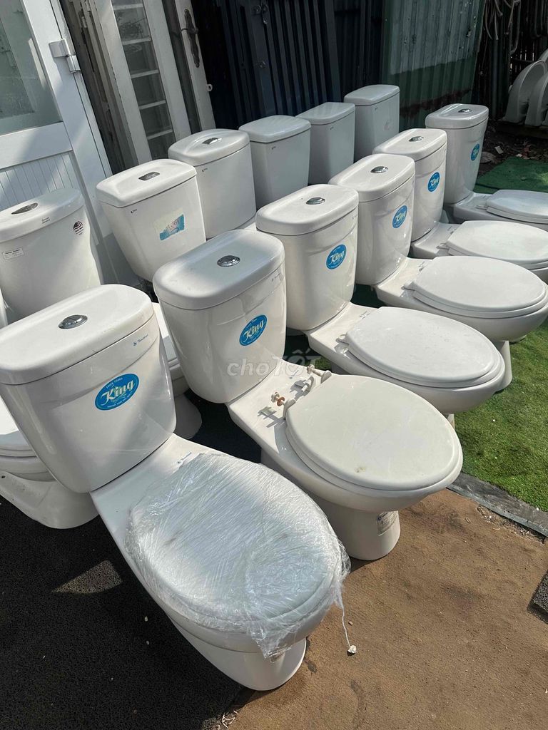 Bồn cầu Thiên Thanh màu Trắng. Mua bán Thiết bị vệ sinh, nhà tắm tại Huyện Hóc Môn Tp Hồ Chí Minh được đăng bởi Tú hình 1