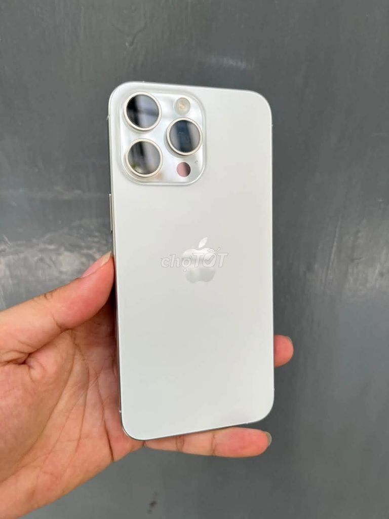 Apple iPhone 15 Pro Max 256GB Trắng LL/A Nguyên zin. Mua bán Điện thoại tại Quận 3 Tp Hồ Chí Minh được đăng bởi Hội Đồ Điện Tử hình 1