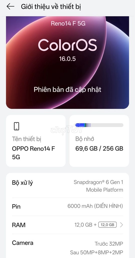 OPPO Reno14 F 5G. Mua bán Điện thoại tại Thành phố Kon Tum Kon Tum được đăng bởi Tran tri thuc hình 1