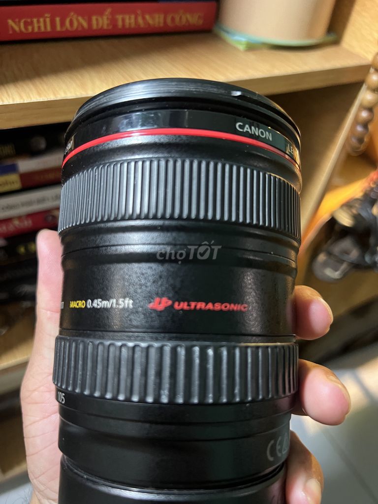 Ống kính Canon EF 24-105mm f/4L IS USM Đen Mới. Mua bán Máy ảnh, Máy quay tại Huyện Phú Quí Bình Thuận được đăng bởi Tiếp Đồng hình 1