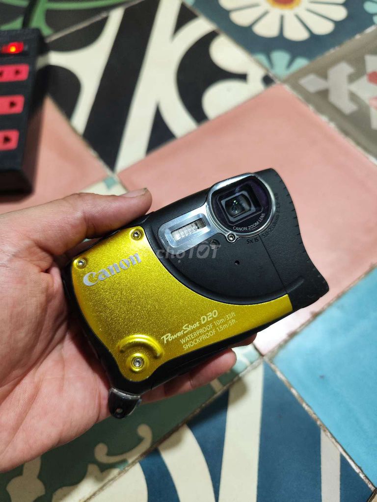 Máy ảnh Canon PowerShot D20 Vàng đen. Mua bán Máy ảnh, Máy quay tại Thành phố Thủ Đức Tp Hồ Chí Minh được đăng bởi Phú Quý hình 1