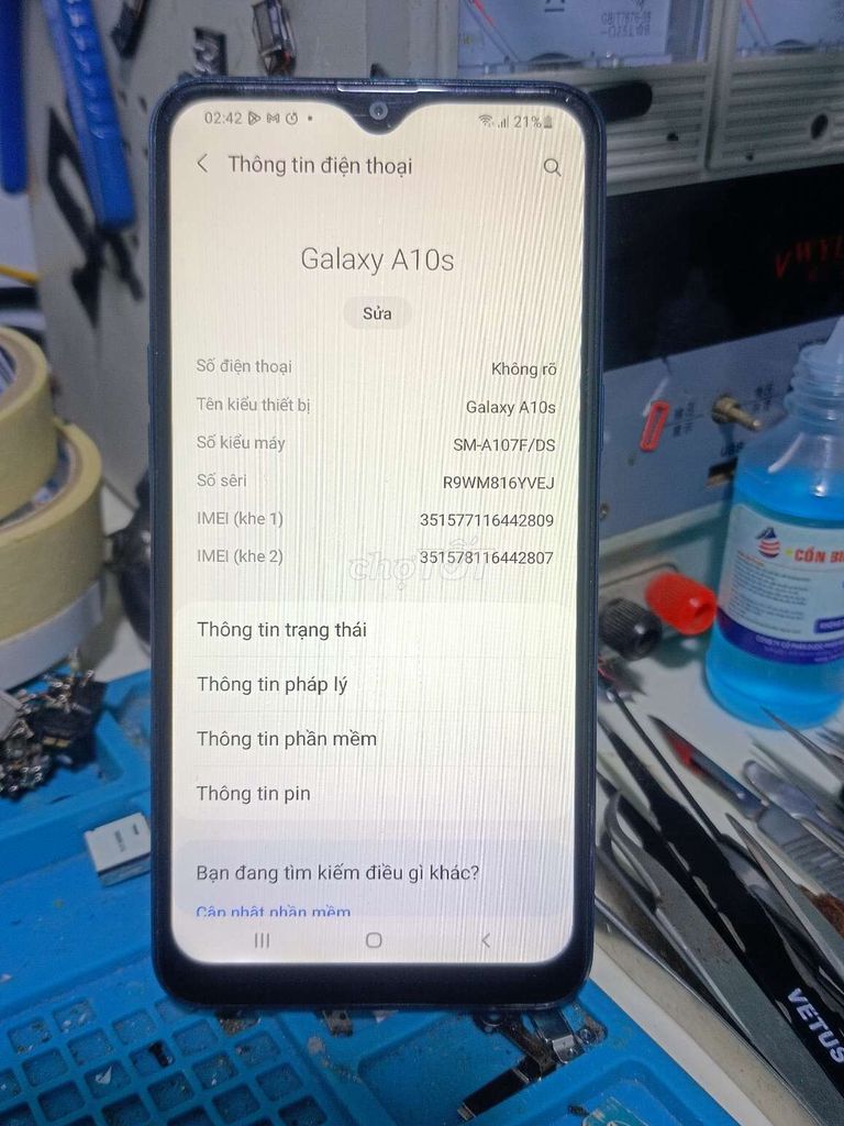 Samsung Galaxy A10S 32GB Xanh dương