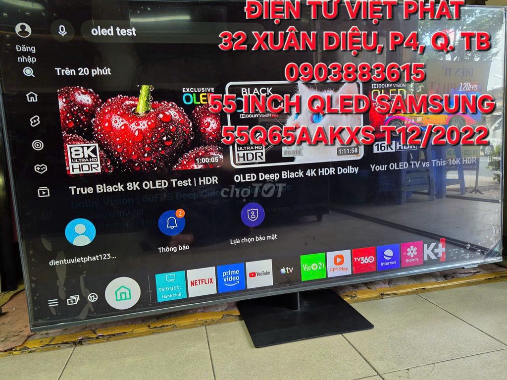 ĐIỆN TỬ VIỆT PHÁT GIỚI THIỆU 55INCH QLED 55Q65. Mua bán Tivi, Âm thanh tại Quận Tân Bình Tp Hồ Chí Minh được đăng bởi Phạm Tuấn Kiệt hình 1