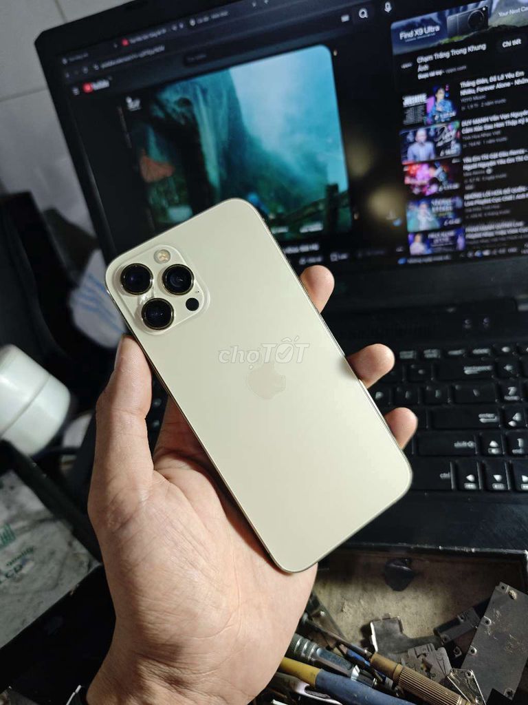 Apple iPhone 12 Pro Max 128GB lock full cn. Mua bán Điện thoại tại Thành phố Bến Tre Bến Tre được đăng bởi TN MOBILE hình 1