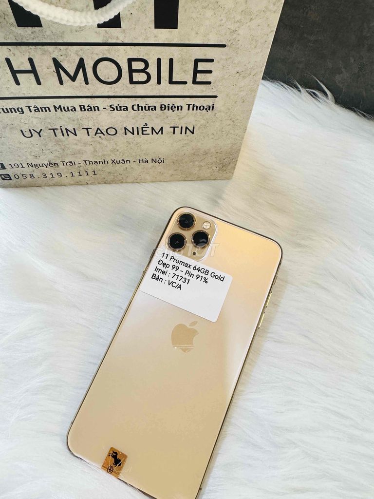 11 promax 64/256gb pin cao, zin full chức năng