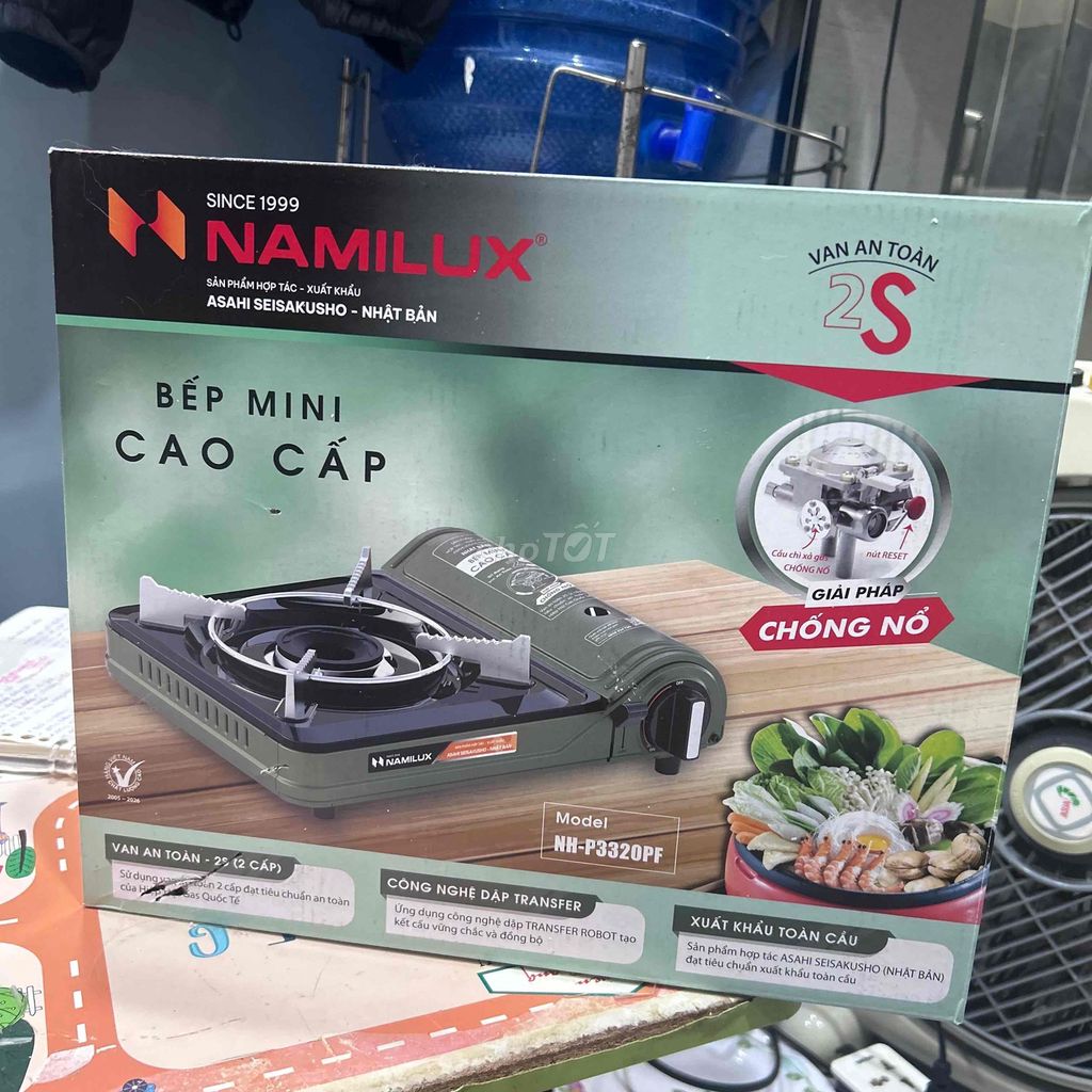 Bếp gas mini Namilux NH-P3320PF Xanh rêu Mới. Mua bán Bếp, lò, đồ điện nhà bếp tại Huyện Hóc Môn Tp Hồ Chí Minh được đăng bởi Nguyễn Thị Cẩm Ly hình 1