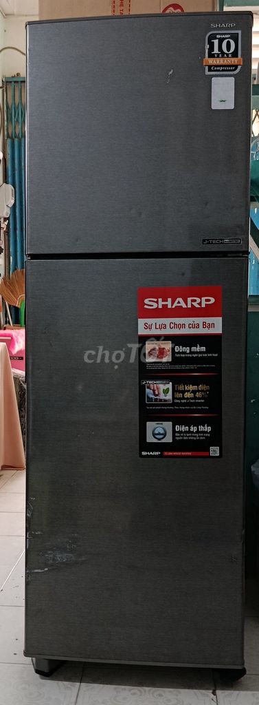 Tủ lạnh Sharp 224 lít Xám. Mua bán Tủ lạnh tại Thành phố Long Xuyên An Giang được đăng bởi Hương Thảo  hình 1