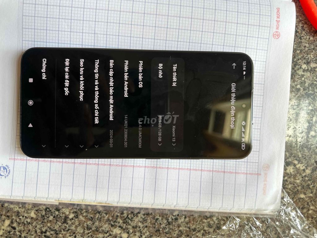 Xiaomi 13 8GB/128GB Đen Đã sử dụng. Mua bán Điện thoại tại Huyện Tuy Phước Bình Định được đăng bởi hơi bị lùn thôi hình 1