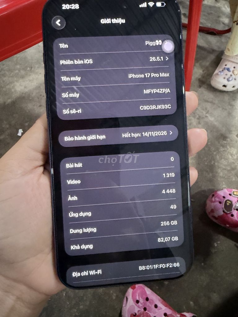 Apple iPhone 17 Pro Max 256GB Xanh 98%. Mua bán Điện thoại tại Huyện Trà Ôn Vĩnh Long được đăng bởi Kiều Tiên hình 1