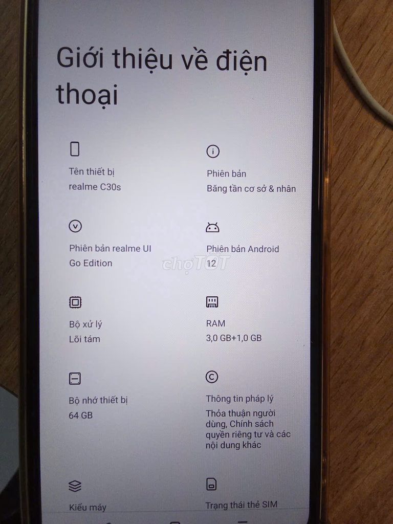 Realme C30S 4GB/64GB. Mua bán Điện thoại tại Quận Tân Phú Tp Hồ Chí Minh được đăng bởi Anh Nguyễn Nhật Hoàng hình 1