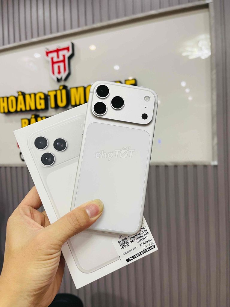 Apple iPhone 17 Pro Max 256GB Trắng. Mua bán Điện thoại tại Quận Thanh Khê Đà Nẵng được đăng bởi Hoàng Tú Mobile hình 1