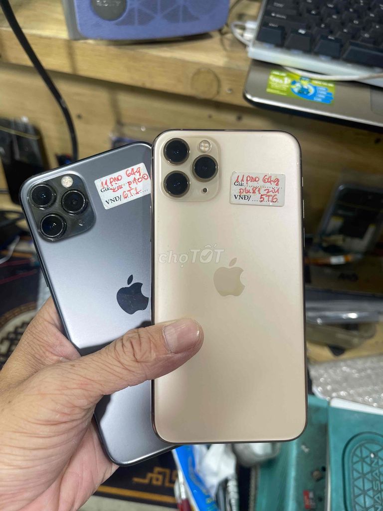 Apple iPhone 11 Pro 64GB Vàng. Mua bán Điện thoại tại Quận Tân Phú Tp Hồ Chí Minh được đăng bởi gia phát hình 1