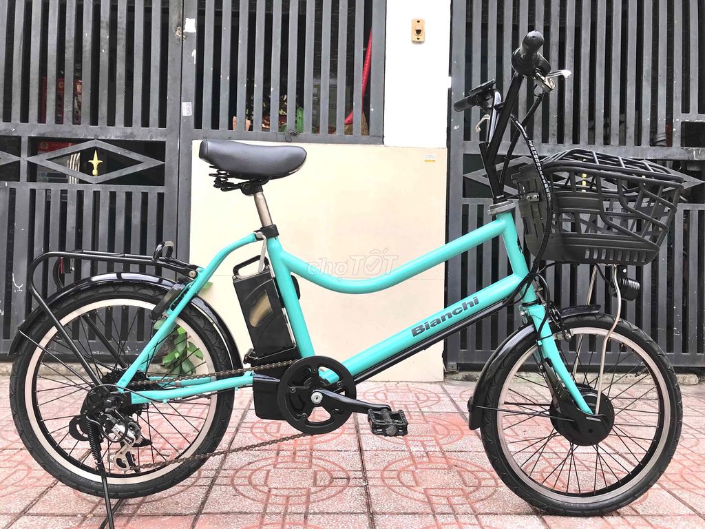 Xe Đạp Trợ lực điện Nhật Bianchi bánh 20inch. Mua bán Xe điện tại Quận Bình Tân Tp Hồ Chí Minh được đăng bởi Ngoc Em hình 1