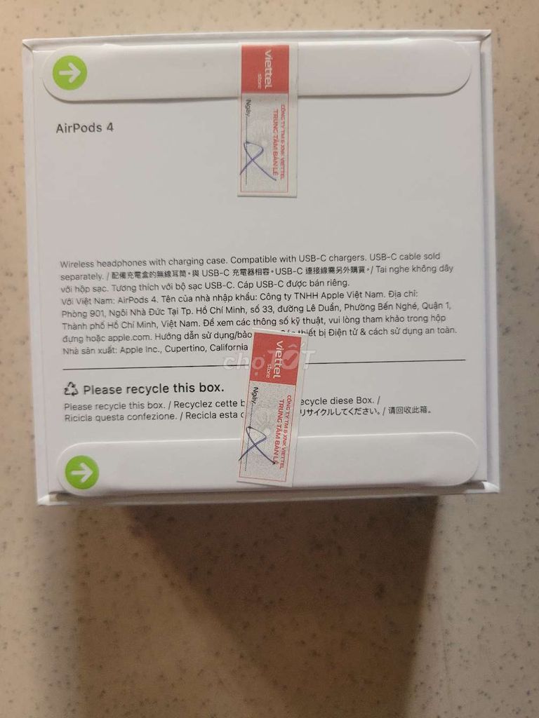 Tai nghe Apple AirPods 4 Mới. Mua bán Tivi, Âm thanh tại Thành phố Biên Hòa Đồng Nai được đăng bởi Nguyễn Hoàng Luân hình 1