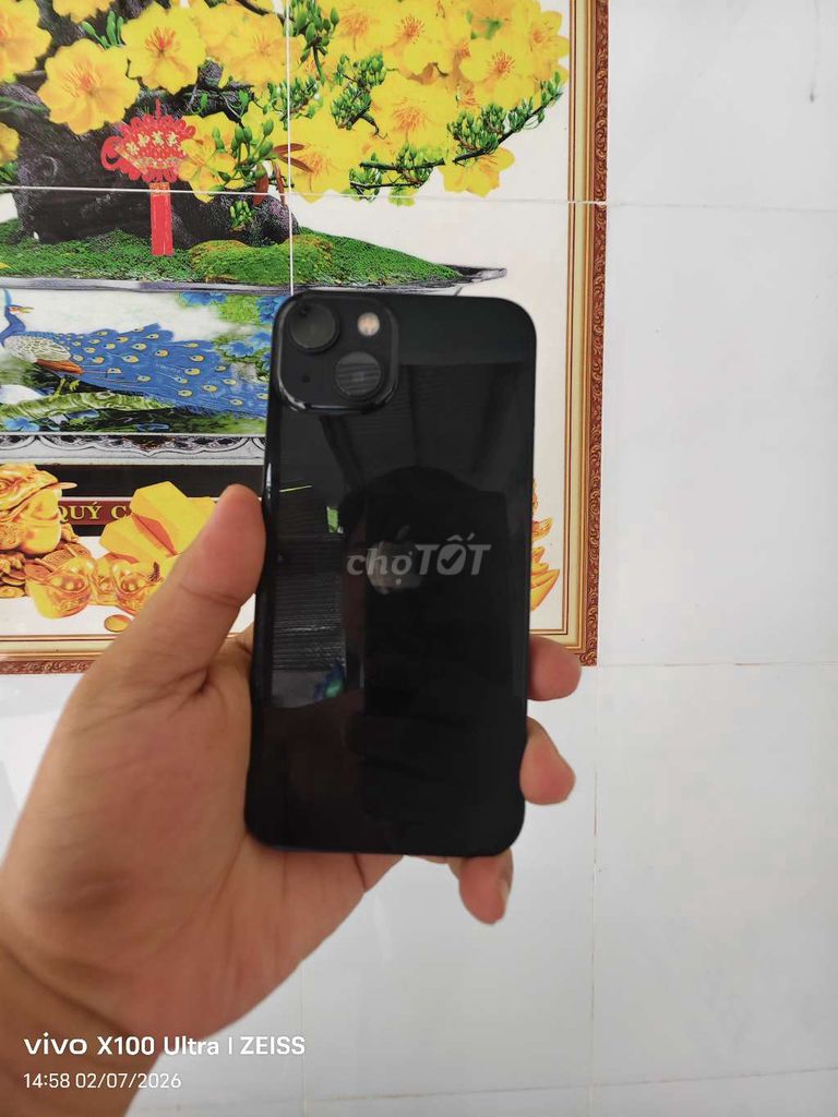 Apple iPhone 13 128GB Đen Like New. Mua bán Điện thoại tại Huyện Mỏ Cày Bắc Bến Tre được đăng bởi Devid Nguyễn hình 1