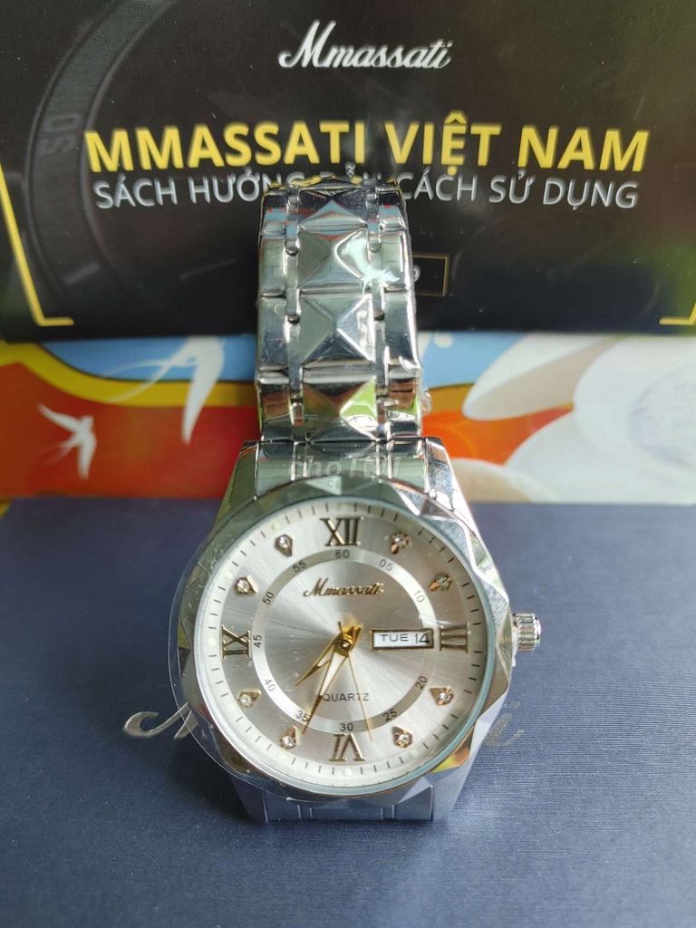 Đồng hồ đeo tay Mmassati Nam Bạc. Mua bán Đồng hồ tại Thành phố Mỹ Tho Tiền Giang được đăng bởi Ngọc Phát hình 1
