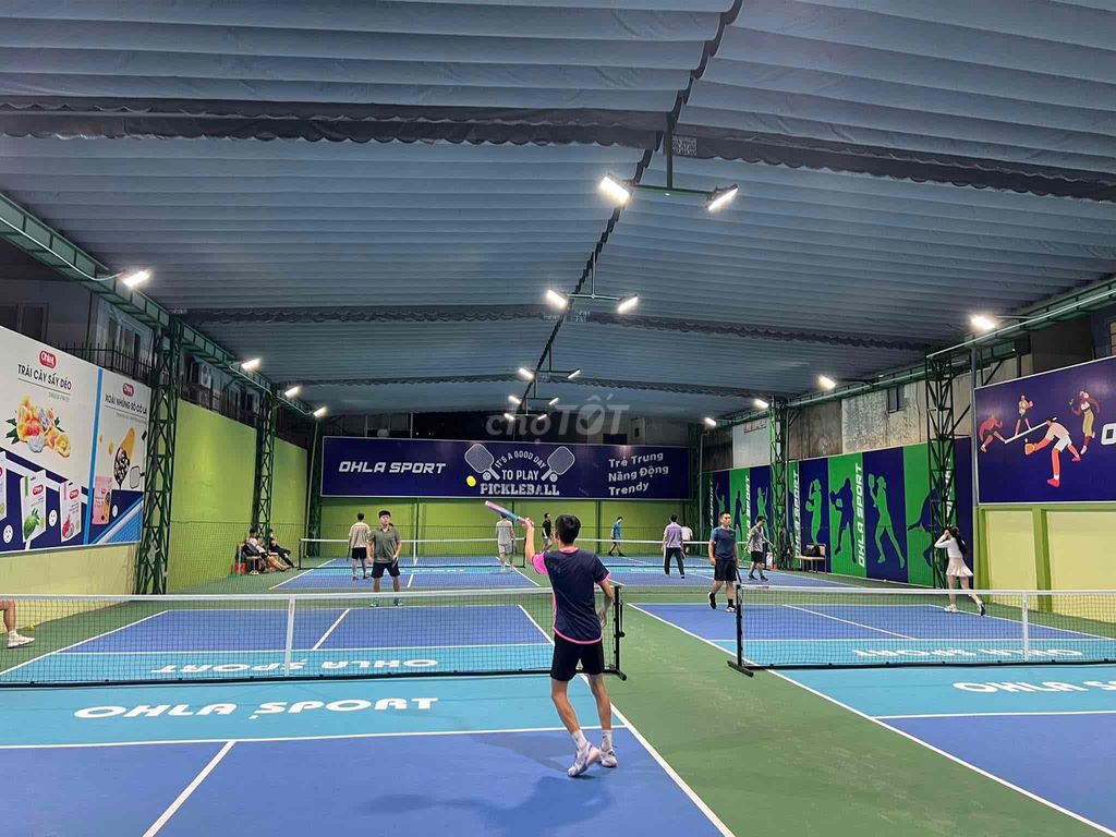 Ông anh có sân 1.200m có thể làm Pickleball, cầu lông , tennis