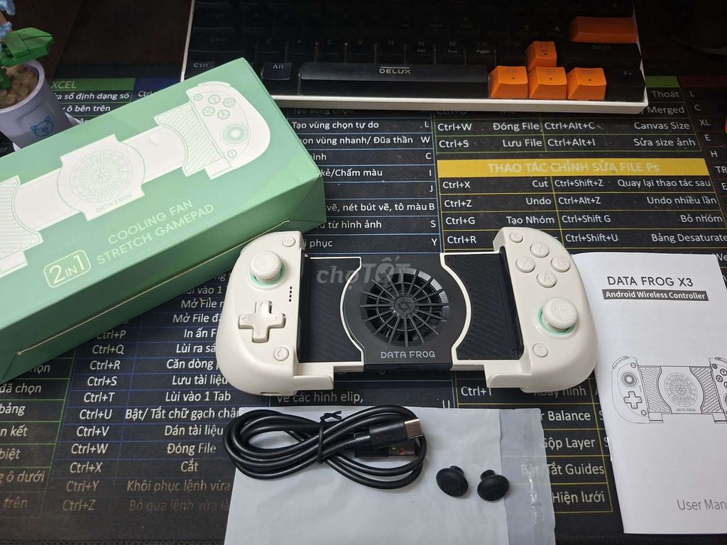 Tay cầm DATA FROG X3 Bluetooth 5.2 Quạt tản nhiệt. Mua bán Thiết bị chơi game tại Quận Hoàng Mai Hà Nội được đăng bởi nguyen trung hieu hình 1