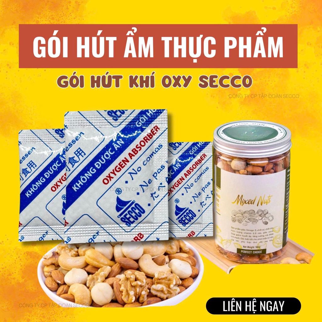 Gói hút oxy SECCO Hạt hút ẩm 30cc-1000cc. Mua bán Đồ ăn, thực phẩm và các loại khác tại Quận 12 Tp Hồ Chí Minh được đăng bởi Gói hút ẩm TP hình 1
