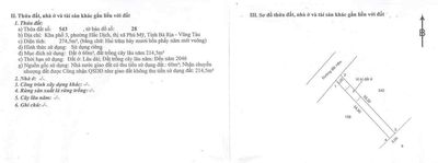 Ngân hàng VIB thanh lý 2 lô đất mỗi lô 975tr đường 8m TX Phú Mỹ. Mua bán đất tại Thị xã Phú Mỹ Bà Rịa - Vũng Tàu được đăng bởi Dương Chuyên tài sản Thanh lý Ngân hàng