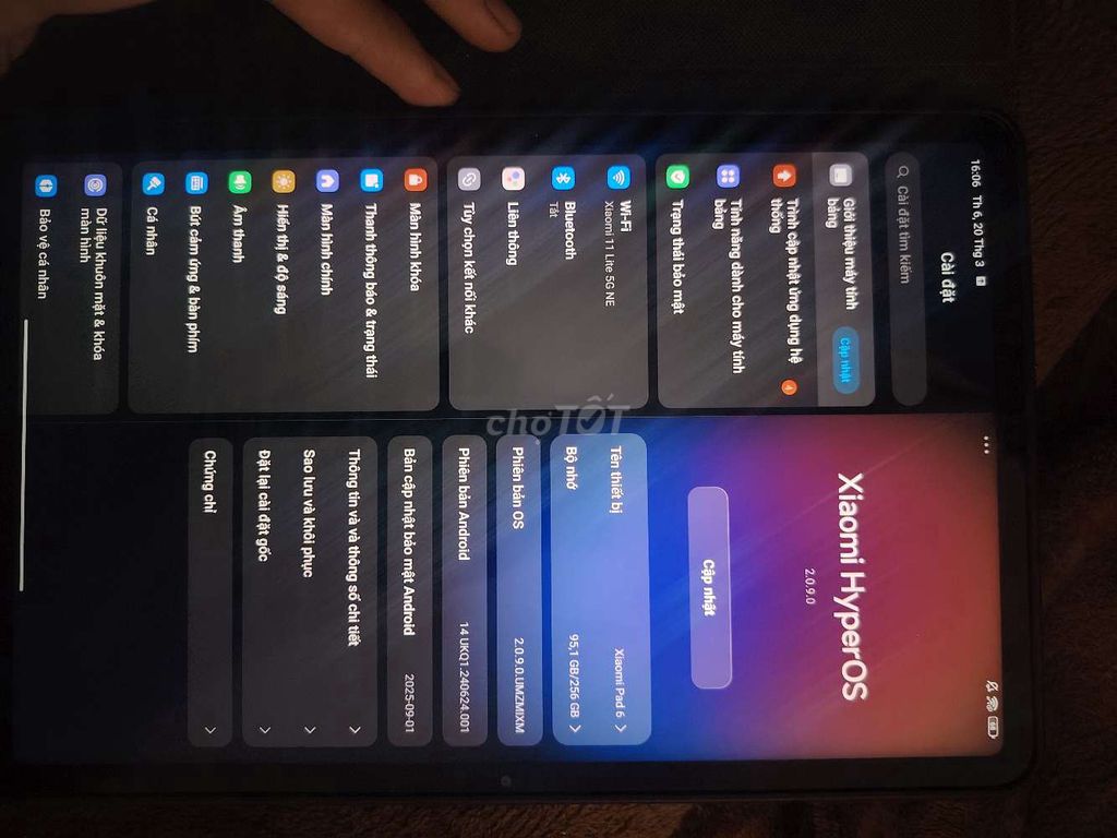 Xiaomi Mipad 6 256GB Android. Mua bán Máy tính bảng tại Thành phố Thuận An Bình Dương được đăng bởi Phát Chuyển hình 1