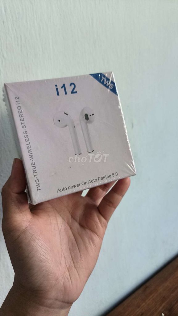 Tai nghe Bluetooth i12 Trắng Mới. Mua bán Tivi, Âm thanh tại Quận Hải Châu Đà Nẵng được đăng bởi phong hình 1