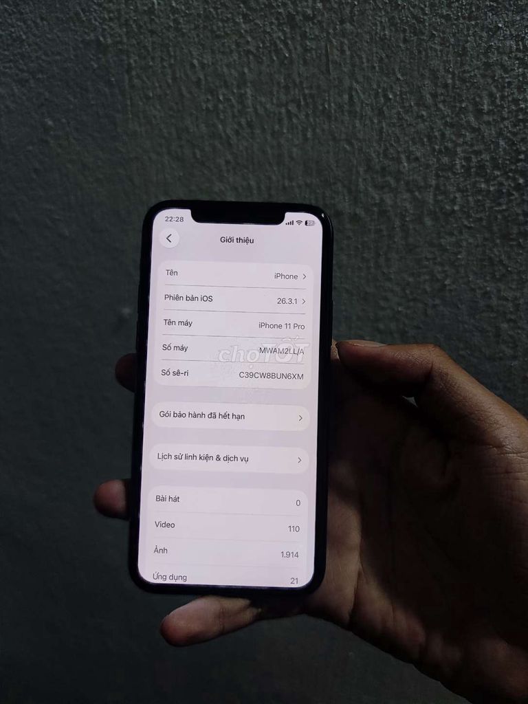 iphone 11 pro quốc tế 64gb. Mua bán Điện thoại tại Quận Bình Thuỷ Cần Thơ được đăng bởi KengBu hình 1