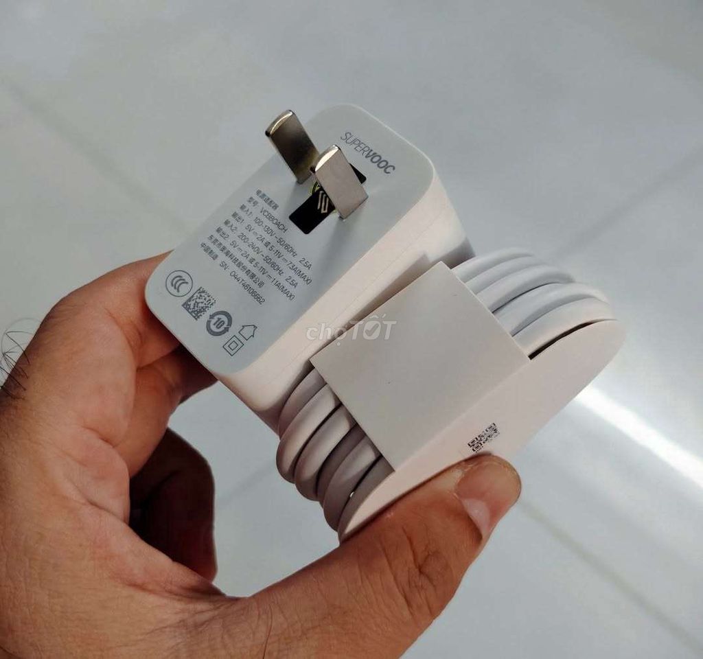 sạc cáp Oppo 120w VOOC hàng zin.. Mua bán Phụ kiện (Màn hình, Chuột...) tại Quận Cái Răng Cần Thơ được đăng bởi Kim Phú hình 1