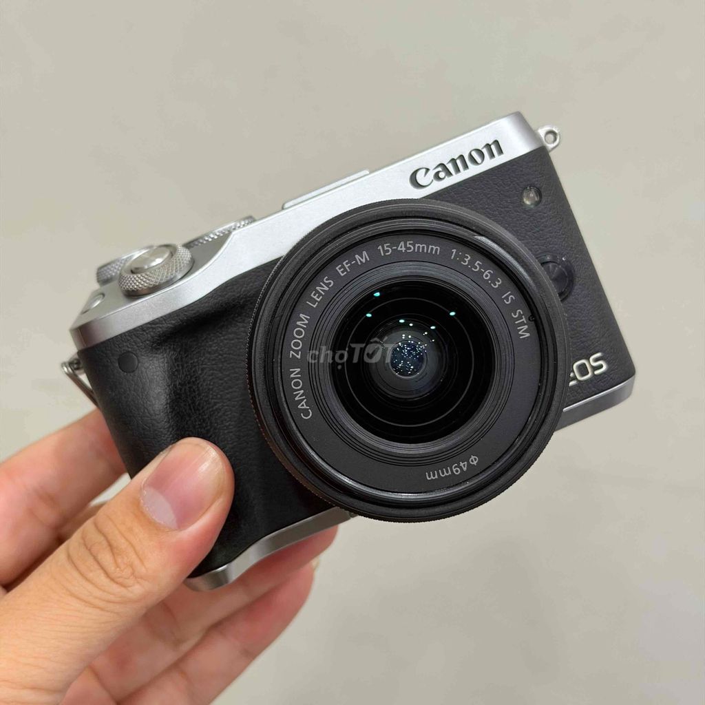 Máy ảnh Canon EOS M6 15-45mm Đen. Mua bán Máy ảnh, Máy quay tại Quận Hai Bà Trưng Hà Nội được đăng bởi Quang Huy hình 1