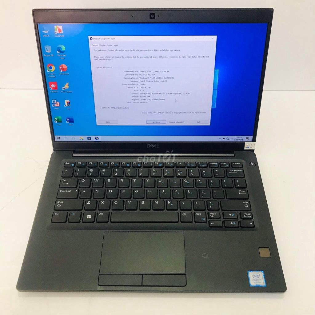 Dell Latitude 7390 Core i7-8650U, 8GB, 256GB - Đẹp