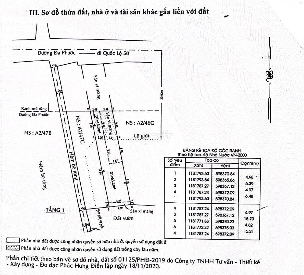 Bán đất MẶT TIỀN đường ĐA PHƯỚC, Phong Phú, Bình Chánh