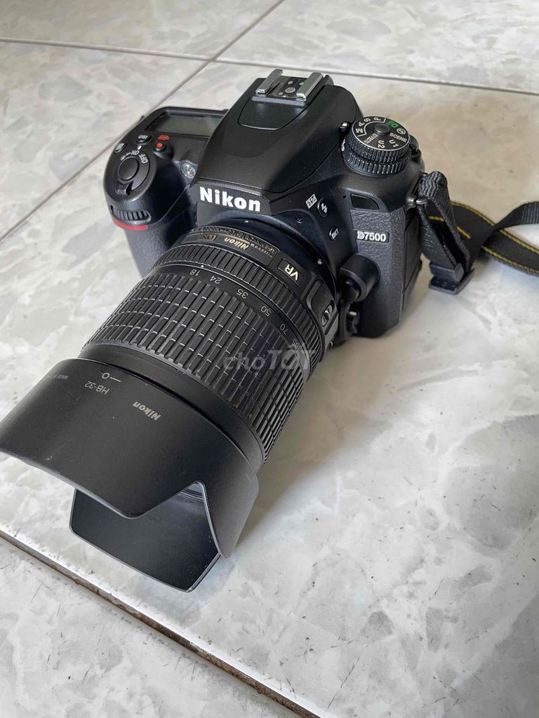 Nikon D7500 len 18-105 VR chính hãng