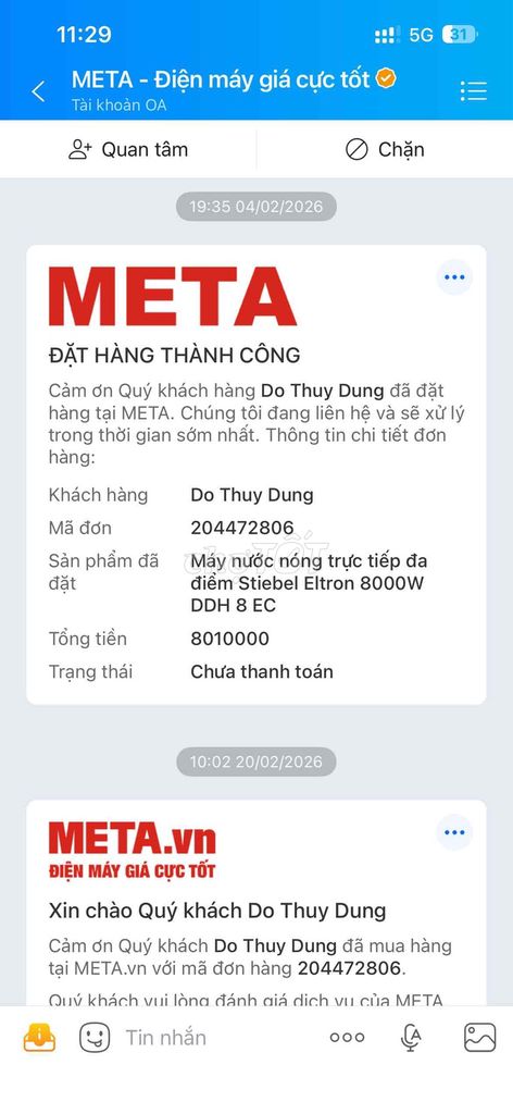 Máy nước nóng Stiebel Eltron DDH 8 EC. Mua bán Thiết bị vệ sinh, nhà tắm tại Thành phố Đà Lạt Lâm Đồng được đăng bởi Thuy Dung Do hình 1