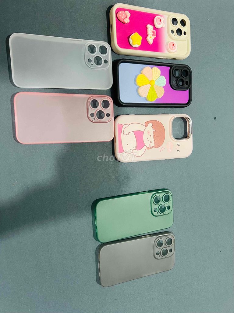 Combo 5 ốp ip 13pro + 2 ốp ip 15pro