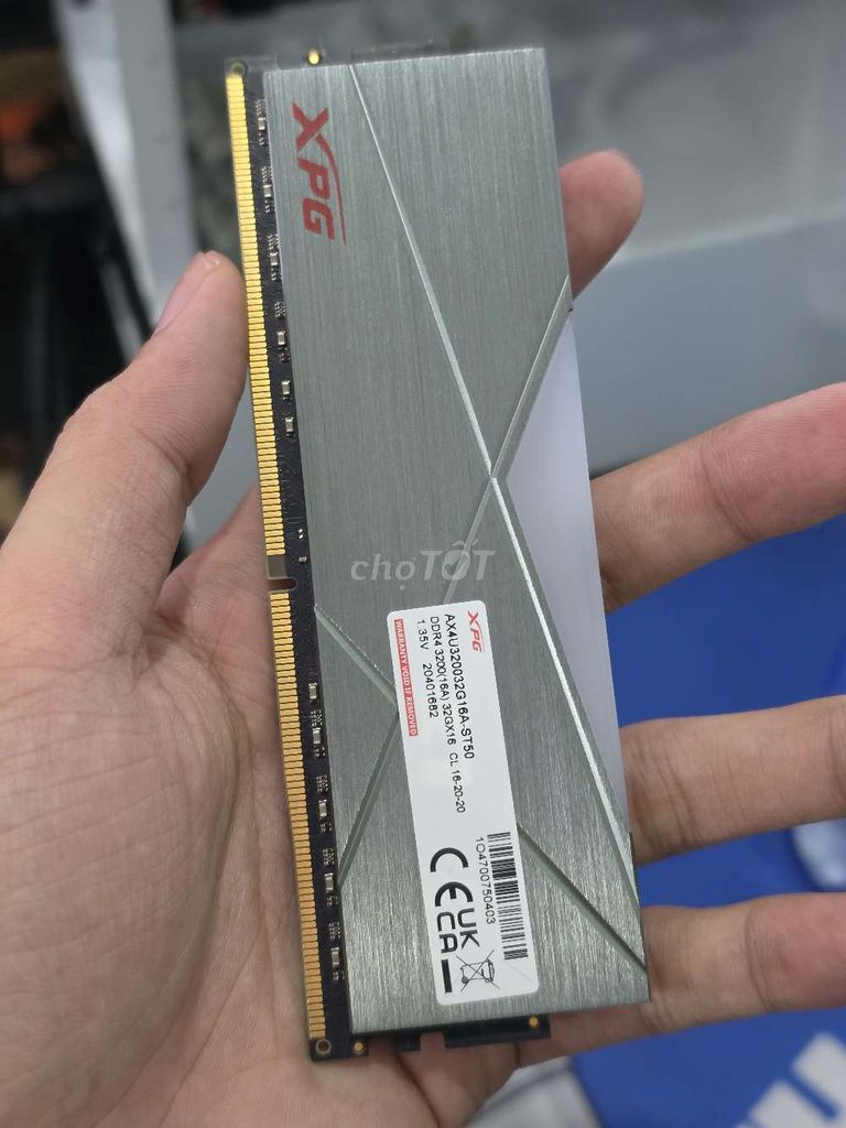 RAM XPG DDR4 32GB 3200MHz CHECK BH TRỌN ĐỜI SP. Mua bán Linh kiện (RAM, Card...) tại Quận Tân Bình Tp Hồ Chí Minh được đăng bởi Phan Thịnh hình 1