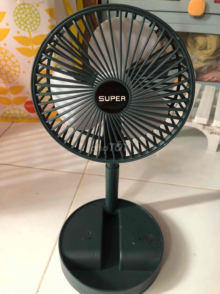 Quạt mini SUPER Xanh đậm. Mua bán Quạt tại Quận 10 Tp Hồ Chí Minh được đăng bởi Phúc Nguyễn hình 1