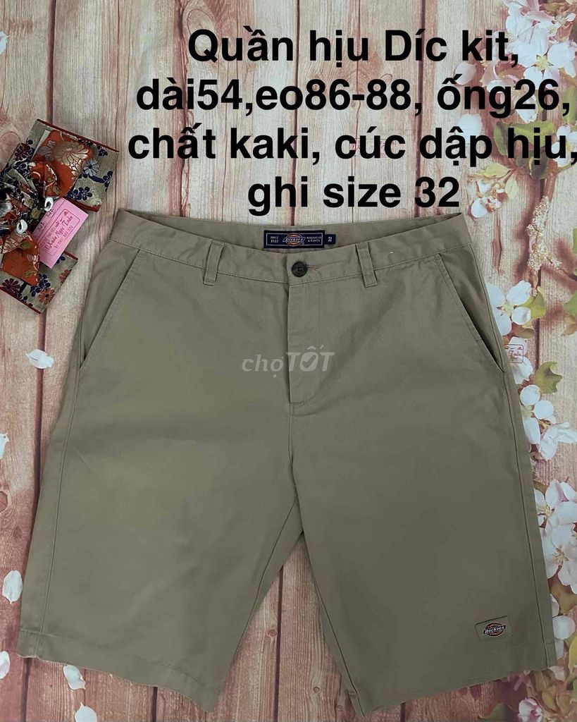 Quần sọt Dickies Kaki Nam size 32. Mua bán Quần áo tại Thành phố Thủ Đức Tp Hồ Chí Minh được đăng bởi Trần Ngọc Xuân hình 1