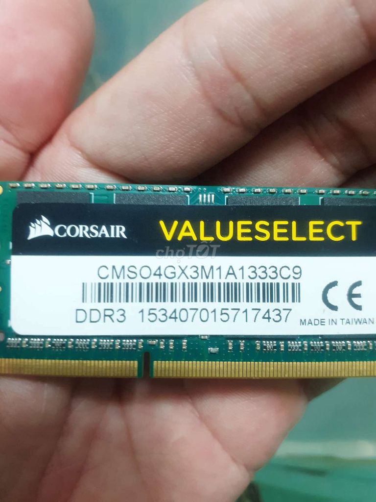 RAM Corsair VALUESELECT 4GB DDR3. Mua bán Linh kiện (RAM, Card...) tại Quận 8 Tp Hồ Chí Minh được đăng bởi anot hình 1