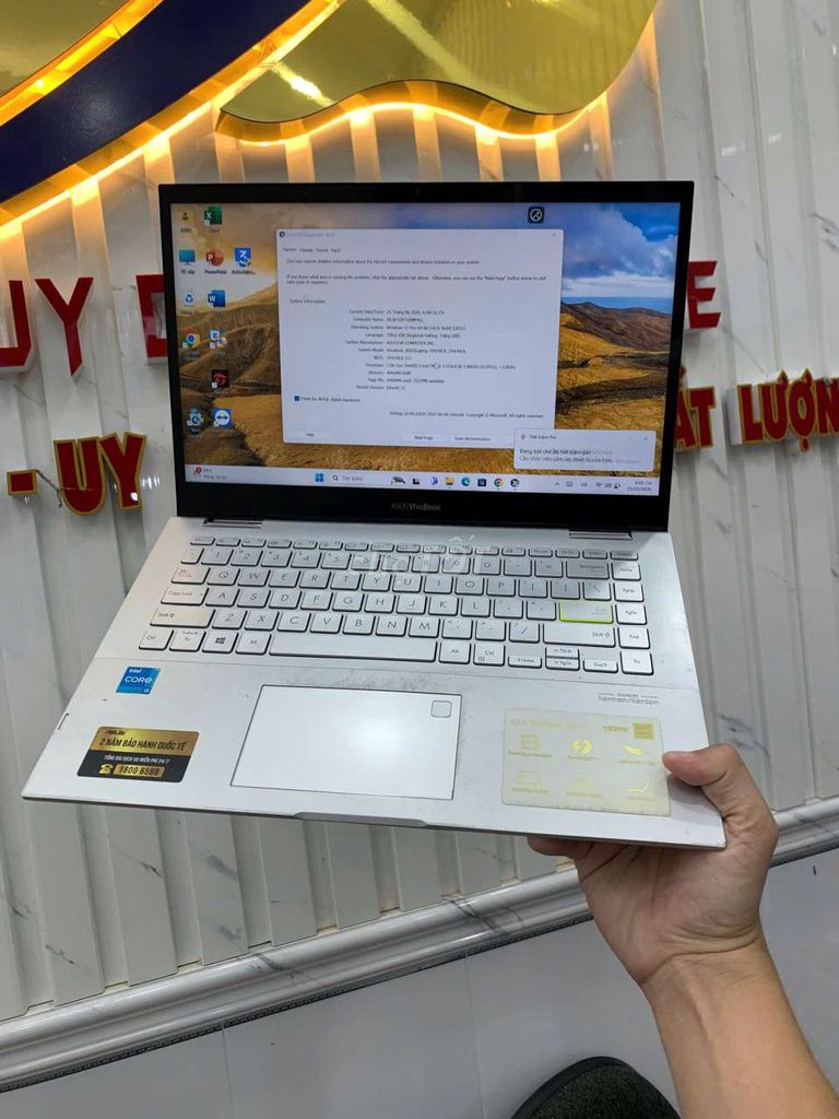 Asus Vivobook Flip 14 i3 4GB/512GB cảm ứng ,có góp. Mua bán Laptop tại Thành phố Cà Mau Cà Mau được đăng bởi Duy Dustin Mobile hình 1
