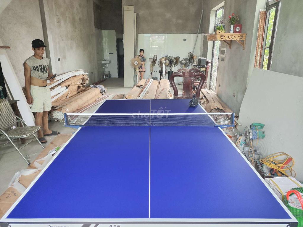 Bàn bóng bàn gia đình màu xanh dương. Mua bán Đồ thể thao, Dã ngoại tại Huyện Thanh Trì Hà Nội được đăng bởi mai quốc khánh hình 1