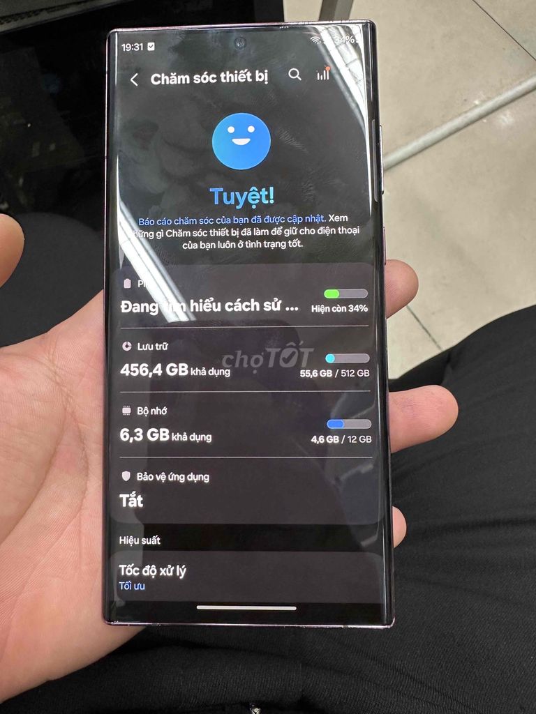 Samsung S22 Ultra 512GB Tím. Mua bán Điện thoại tại Quận Cẩm Lệ Đà Nẵng được đăng bởi Daniel Nguyễn hình 1