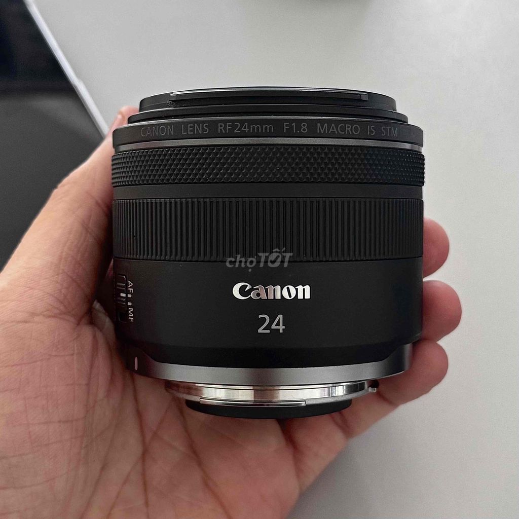 Ống kính Canon RF24mm F1.8 Macro IS STM Đen. Mua bán Máy ảnh, Máy quay tại Quận Cái Răng Cần Thơ được đăng bởi Trùng Dương hình 1