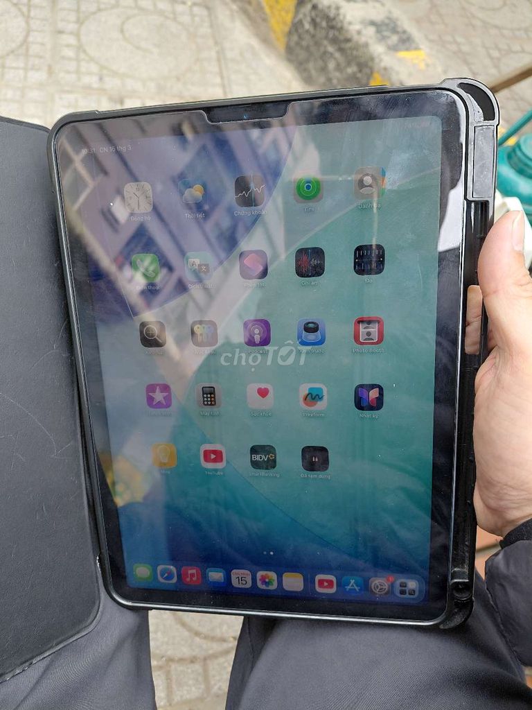 Apple iPad air4 xanh wifi 64g. Mua bán Máy tính bảng tại Quận Hà Đông Hà Nội được đăng bởi cuong hình 1