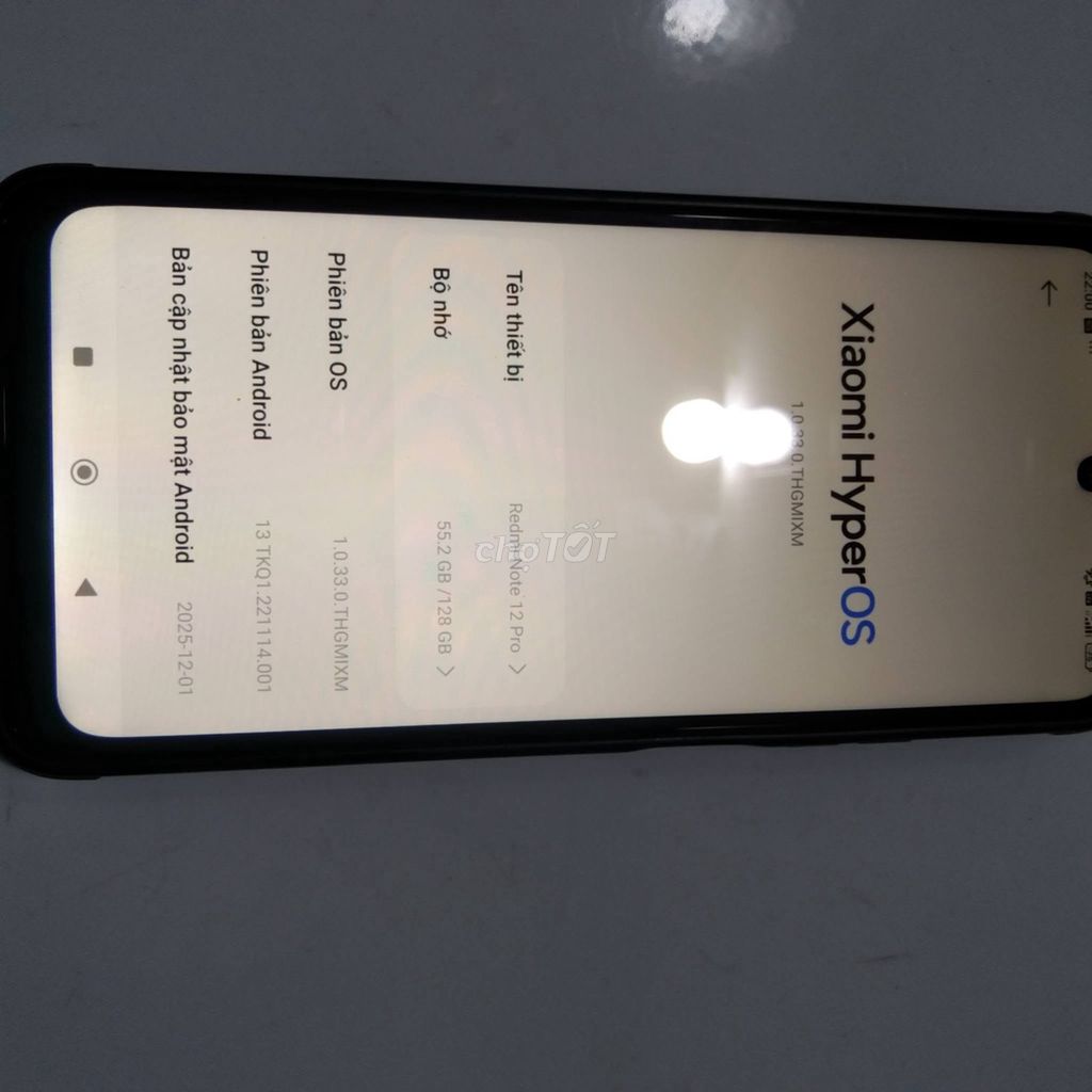 Xiaomi Redmi Note 12 Pro 128GB. Mua bán Điện thoại tại Quận 1 Tp Hồ Chí Minh được đăng bởi Hội Đồ Điện Tử hình 1